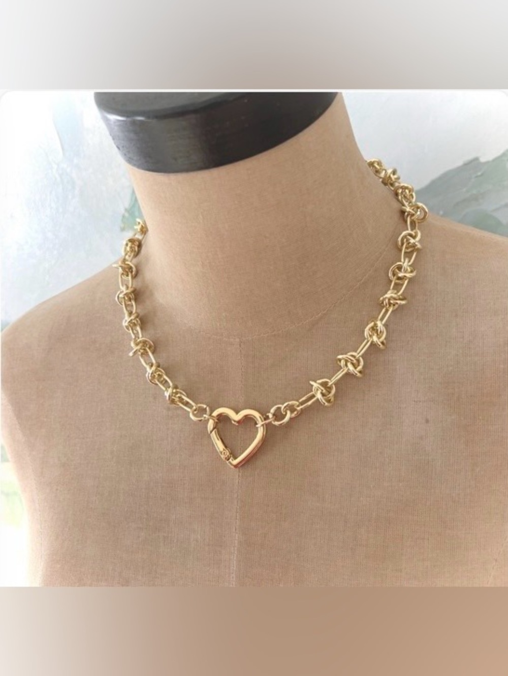 NEW Love Knot HEART Necklace